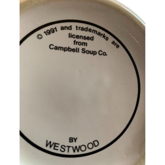 Campbell 1991 Soup Mug Cup By Westwood Coffee Hot Chocolate Tea Vintage - Picture 2 of 5